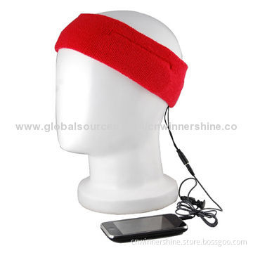 Cotton Elastic Sports Band Headphones with Clear and Stereo Sound for Ladies and Gentlemen
